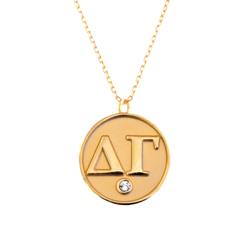 Delta Gamma Necklace - Gold